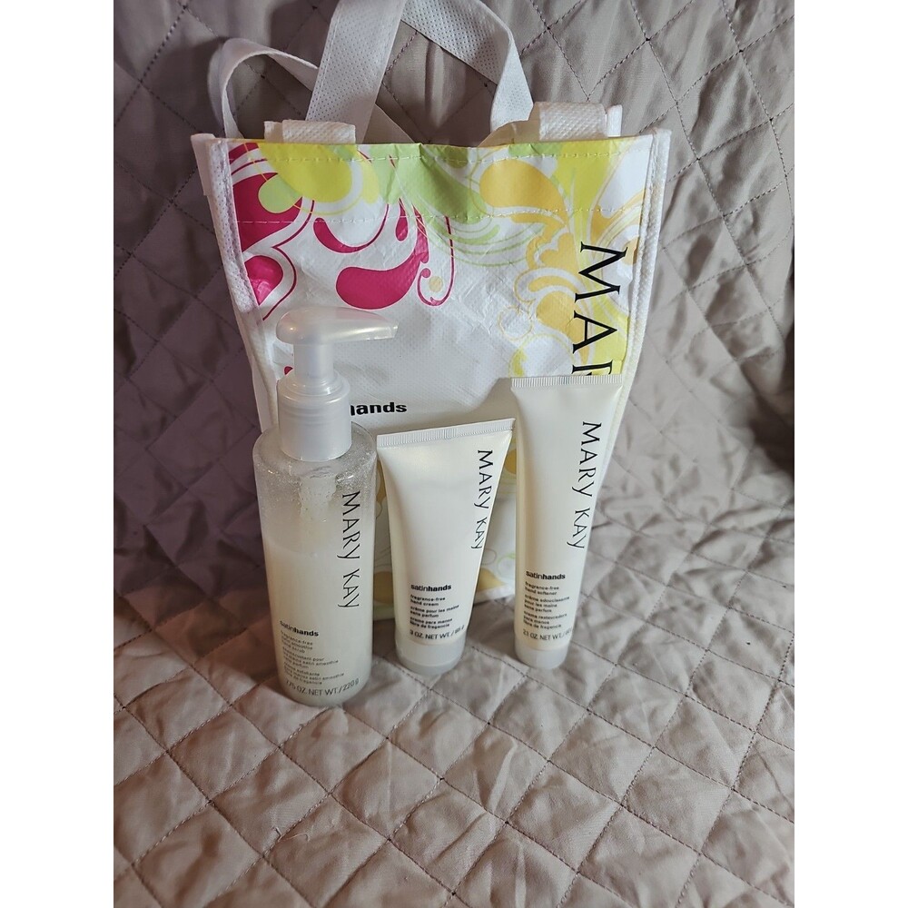Mary Kay Satin Hands Fragrance-Free Pampering Set Limited Edition - Picture 2 of 5